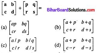 Bihar Board 12th Maths Model Question Paper 1 in Hindi Medium MCQ Q12