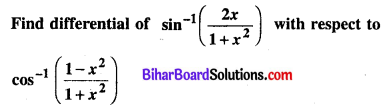 Bihar Board 12th Maths Model Question Paper 5 in English Medium SAQ Q6