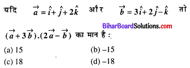 Bihar Board 12th Maths Objective Answers Chapter 10 सदिश बीजगणित Q54