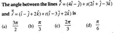Bihar Board 12th Maths Objective Answers Chapter 11 Three Dimensional Geometry Q26