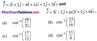 Bihar Board 12th Maths Objective Answers Chapter 11 Three Dimensional Geometry Q29