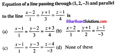 Bihar Board 12th Maths Objective Answers Chapter 11 Three Dimensional Geometry Q34