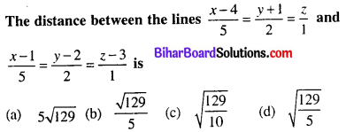 Bihar Board 12th Maths Objective Answers Chapter 11 Three Dimensional Geometry Q44
