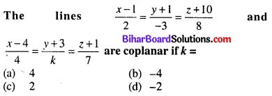 Bihar Board 12th Maths Objective Answers Chapter 11 Three Dimensional Geometry Q56