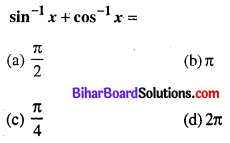 Bihar Board 12th Maths Objective Answers Chapter 2 प्रतिलोम त्रिकोणमितीय फलन Q35