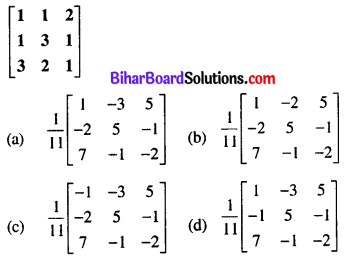 Bihar Board 12th Maths Objective Answers Chapter 3 Matrices Q31