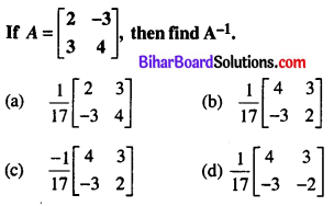 Bihar Board 12th Maths Objective Answers Chapter 4 Determinants Q40