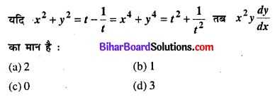 Bihar Board 12th Maths Objective Answers Chapter 5 सांतत्य तथा अवकलनीयता Q12