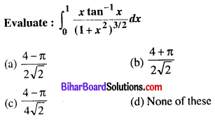 Bihar Board 12th Maths Objective Answers Chapter 7 Integrals Q28