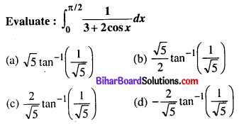 Bihar Board 12th Maths Objective Answers Chapter 7 Integrals Q29