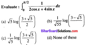 Bihar Board 12th Maths Objective Answers Chapter 7 Integrals Q30