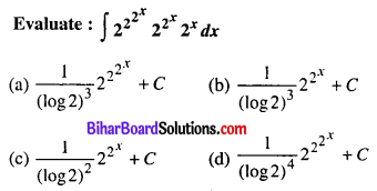 Bihar Board 12th Maths Objective Answers Chapter 7 Integrals Q4