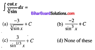 Bihar Board 12th Maths Objective Answers Chapter 7 Integrals Q6