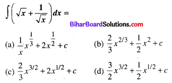 Bihar Board 12th Maths Objective Answers Chapter 7 समाकलन Q11