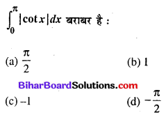 Bihar Board 12th Maths Objective Answers Chapter 7 समाकलन Q52