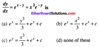 Bihar Board 12th Maths Objective Answers Chapter 9 Differential Equations Q34