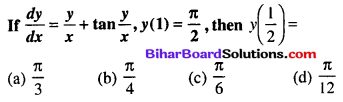 Bihar Board 12th Maths Objective Answers Chapter 9 Differential Equations Q45