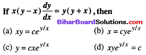 Bihar Board 12th Maths Objective Answers Chapter 9 Differential Equations Q49