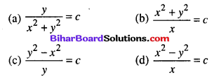 Bihar Board 12th Maths Objective Answers Chapter 9 Differential Equations Q52