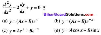 Bihar Board 12th Maths Objective Answers Chapter 9 Differential Equations Q74