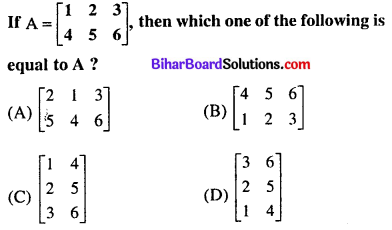 Bihar Board 12th Maths VVI Objective Questions Model Set 3 in English Q22