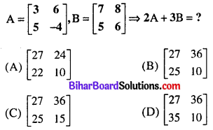 Bihar Board 12th Maths VVI Objective Questions Model Set 3 in English Q46