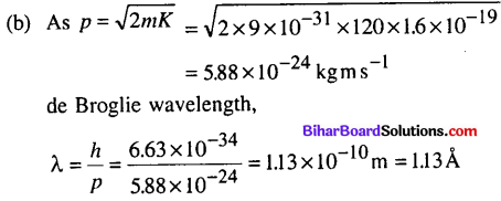 Bihar Board 12th Physics Objective Answers Chapter 11 Dual Nature of Radiation and Matter - 12