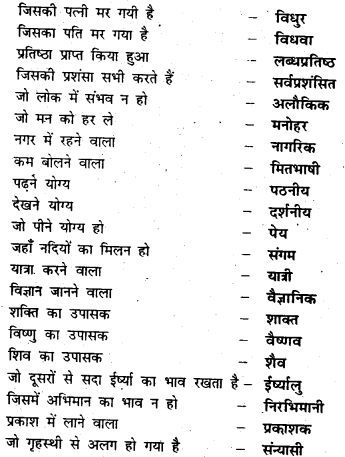 Bihar Board Class 7 Hindi व्याकरण Grammar 52