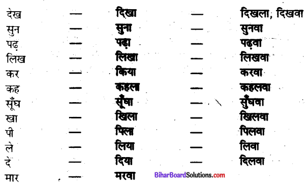 Bihar Board Class 10 Hindi व्याकरण क्रिया-भेद - 01