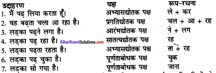 Bihar Board Class 10 Hindi व्याकरण क्रिया-भेद - 1