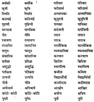 Bihar Board Class 6 Hindi व्याकरण Grammar 28