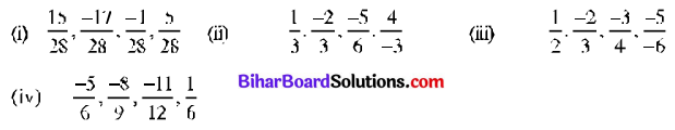 Bihar Board Class 7 Maths Solutions Chapter 12 परिमेय संख्याएँ Ex 12.1 Q10