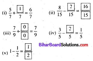 Bihar Board Class 7 Maths Solutions Chapter 2 भिन्न Ex 2.1 Q9.1