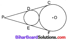 Bihar Board Class 10 Maths Solutions Chapter 10 वृत्त Additional Questions SAQ 2
