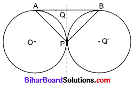 Bihar Board Class 10 Maths Solutions Chapter 10 वृत्त Additional Questions SAQ 3