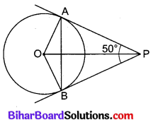 Bihar Board Class 10 Maths Solutions Chapter 10 वृत्त Additional Questions VSAQ 5