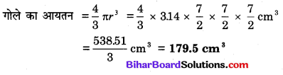 Bihar Board Class 10 Maths Solutions Chapter 13 पृष्ठीय क्षेत्रफल एवं आयतन Additional Questions SAQ 10