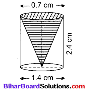 Bihar Board Class 10 Maths Solutions Chapter 13 पृष्ठीय क्षेत्रफल एवं आयतन Ex 13.1 Q8