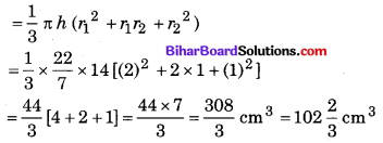 Bihar Board Class 10 Maths Solutions Chapter 13 पृष्ठीय क्षेत्रफल एवं आयतन Ex 13.4 Q1.1