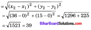 Bihar Board Class 10 Maths Solutions Chapter 7 निर्देशांक ज्यामिति Ex 7.1 Q2