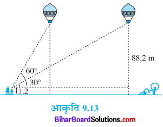 Bihar Board Class 10 Maths Solutions Chapter 9 त्रिकोणमिति के कुछ अनुप्रयोग Ex 9.1 Q14