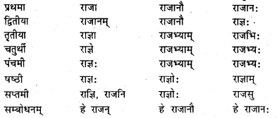 Bihar Board Class 7 Sanskrit व्याकरण शब्दरूपाणि 10