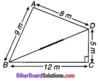 Bihar Board Class 9 Maths Solutions Chapter 12 हीरोन का सूत्र Ex 12.2 1