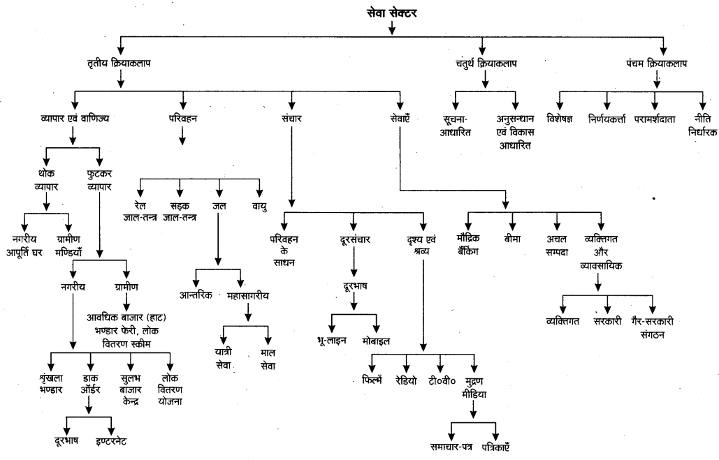 Bihar Board Class 12th Geography Notes Chapter 7 तृतीयक और चतुर्थ क्रियाकलाप 1